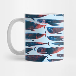 Printed whales Mug